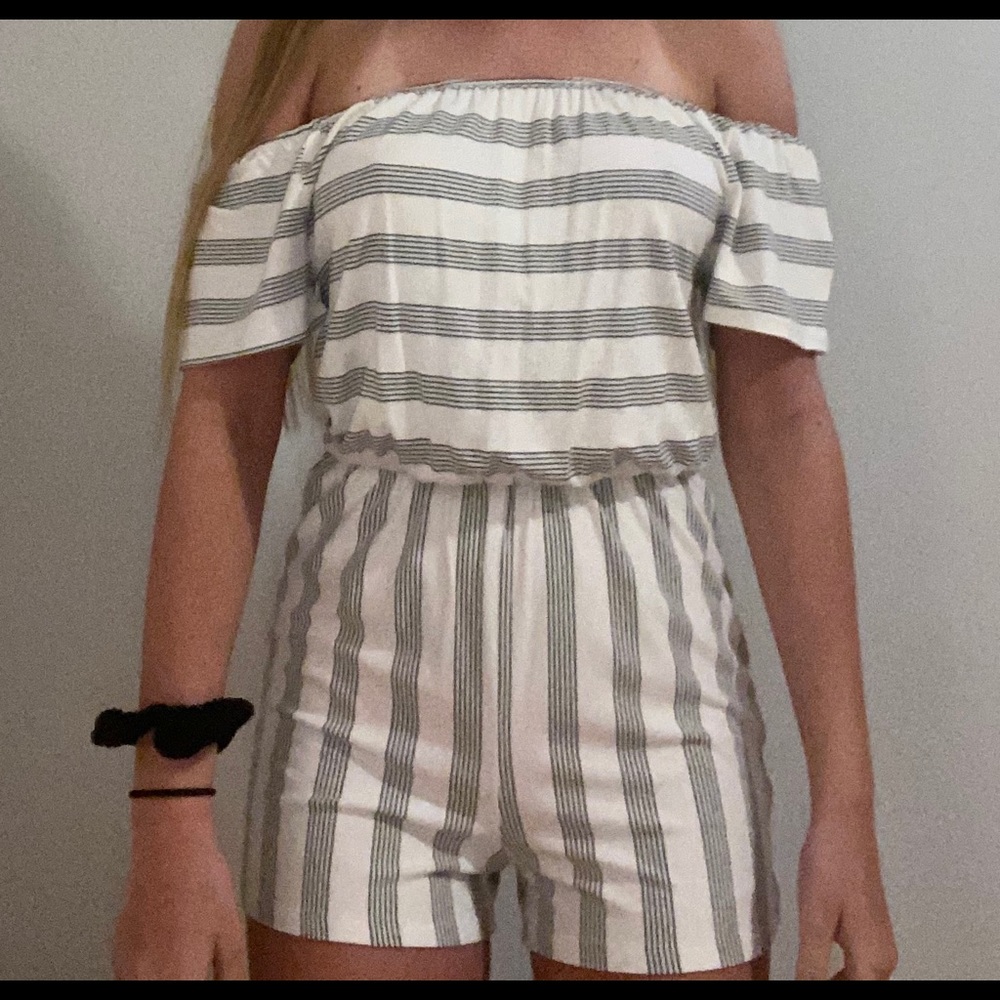 Off the shoulder romper